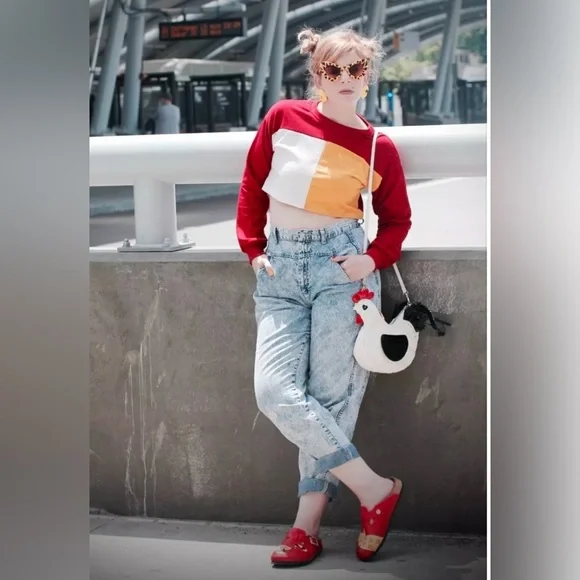 RARE NIP Betsey Johnson Wing Man Rooster 🐔 👜 in orginal packaging Collectors pc. - Picture 4 of 12